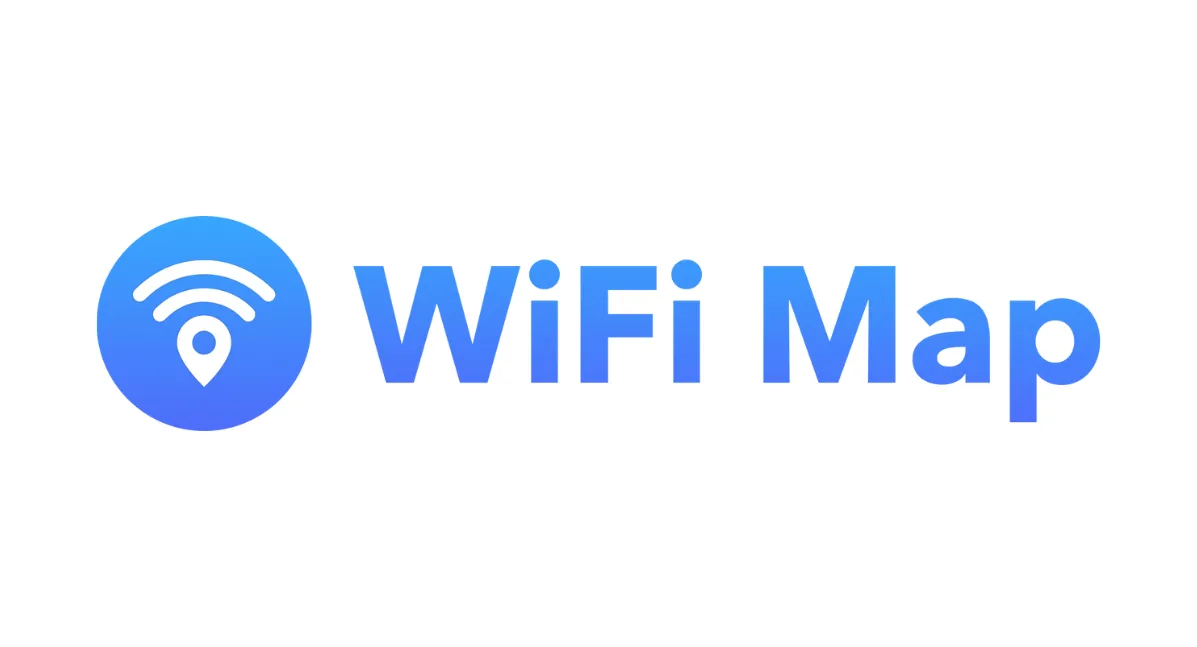 Logo for WiFi Map - an app that helps people find WiFi hotspots and other essential travel information on the go